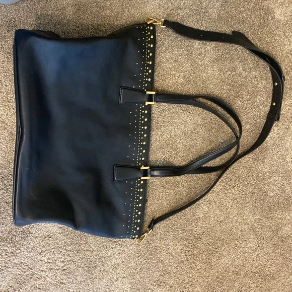 Cole Haan women’s large black leather tote NWT - Picture 3 of 14